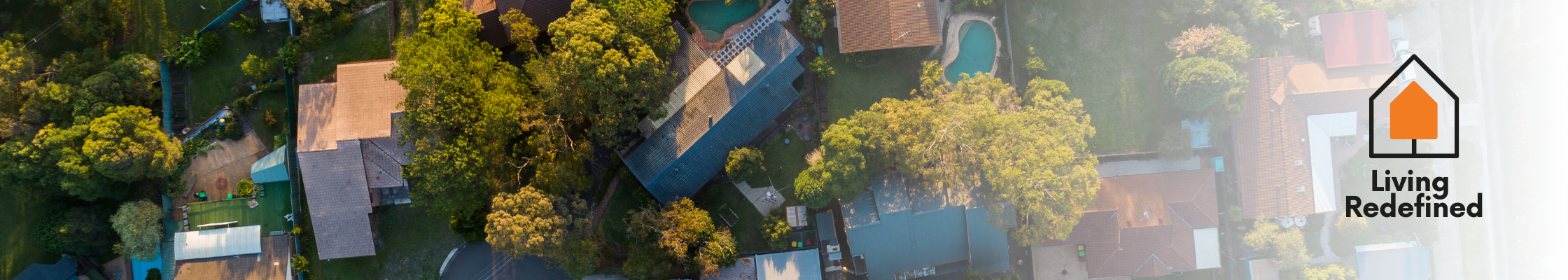UK housing aerial view